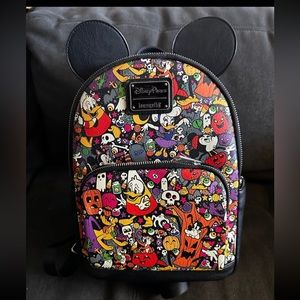 Disney Parks Loungefly 2022 Halloween Treats Mickey Backpack Donald Goofy